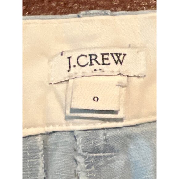 J. Crew- Chambray Cotton Shorts- size 0 - Picture 5 of 7